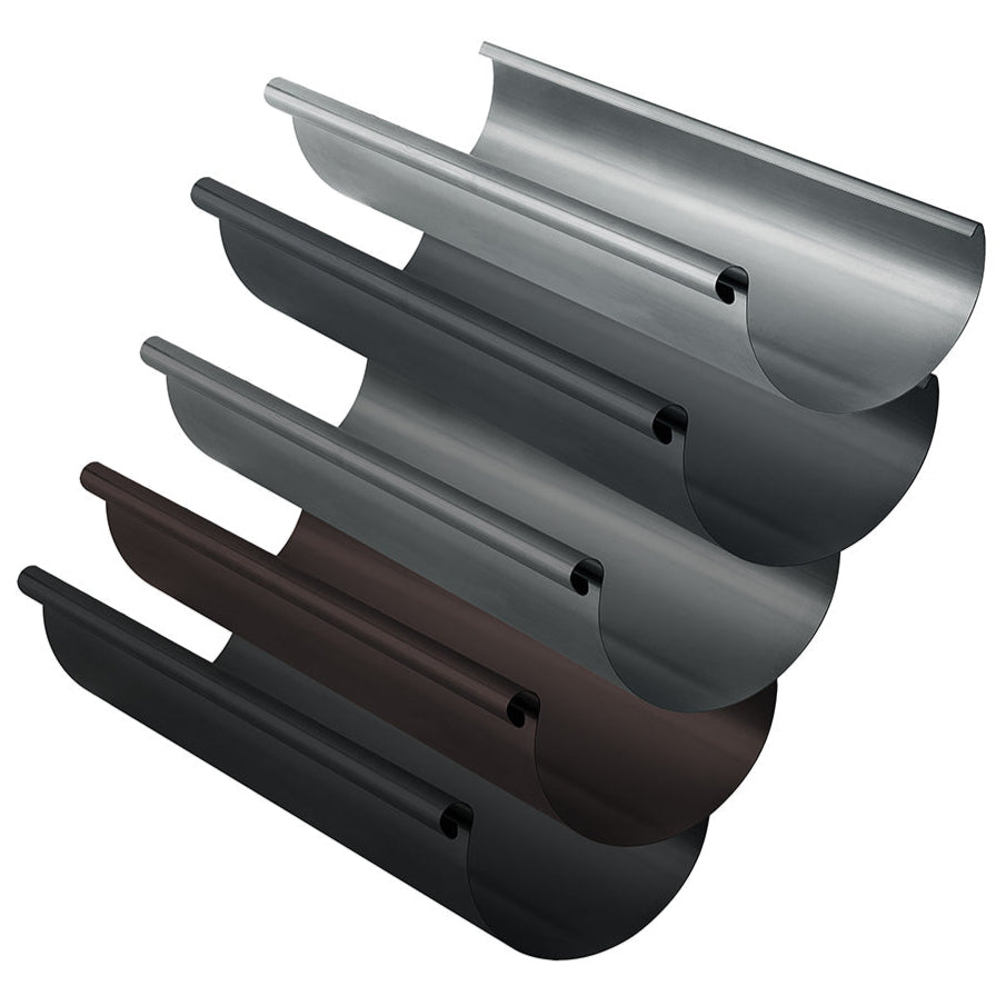 Dachrinne in verschiedenen Farben