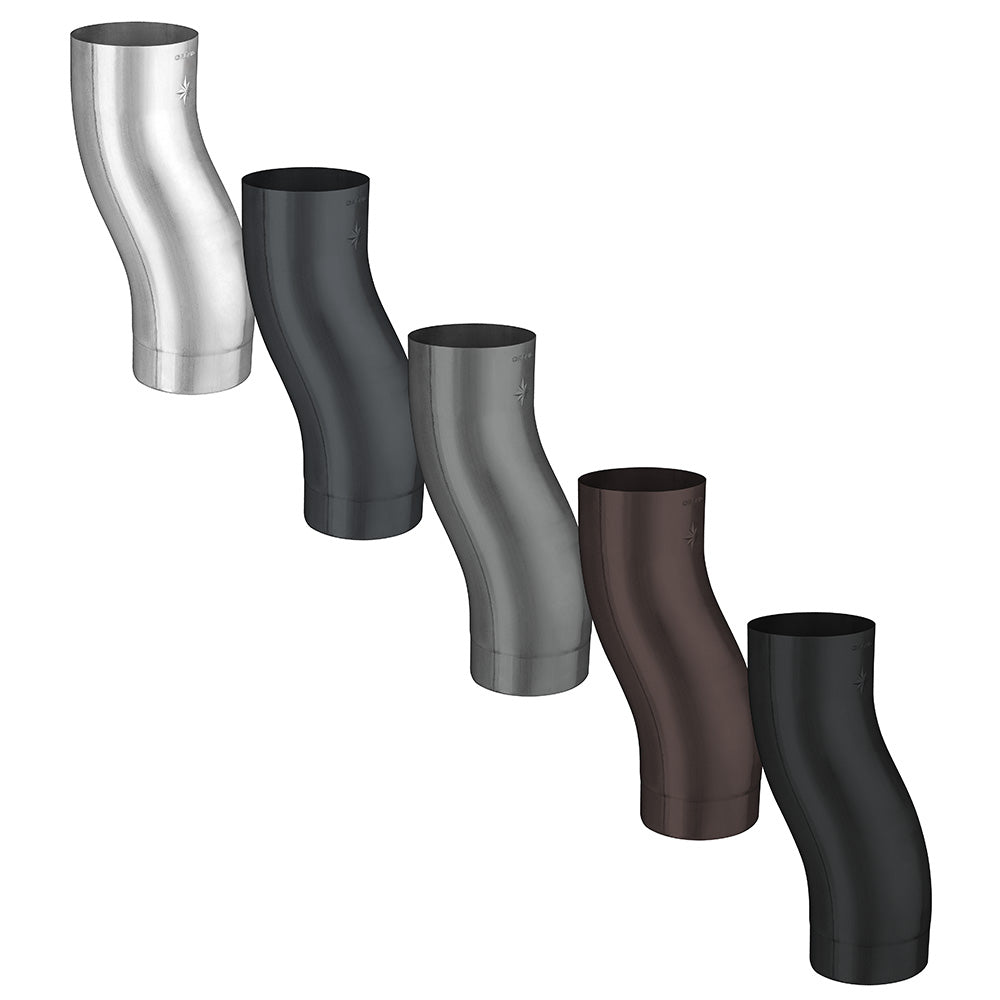 Sockelknie für Fallrohre in verschiedenen Farben