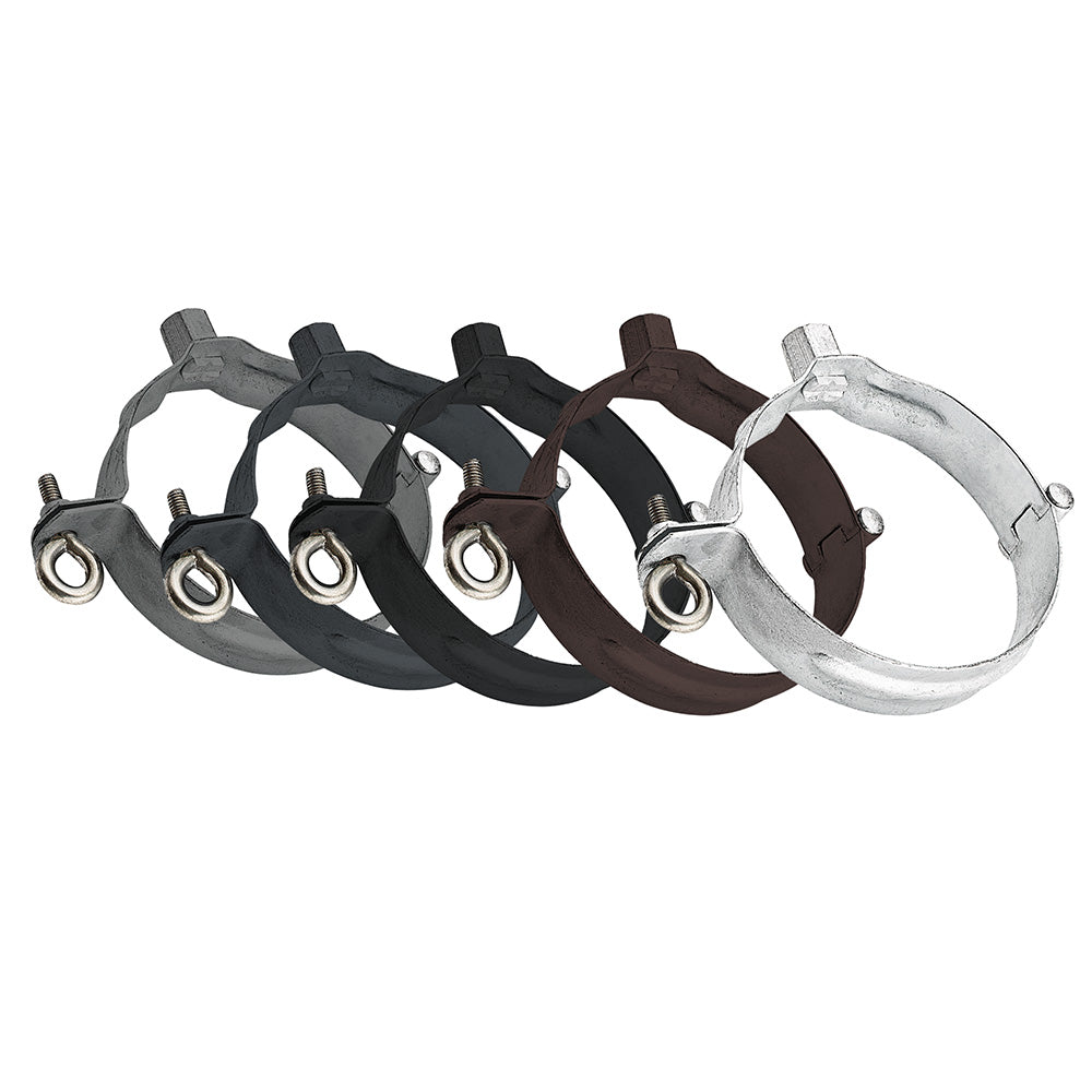 Verzinkte Fallrohrschelle