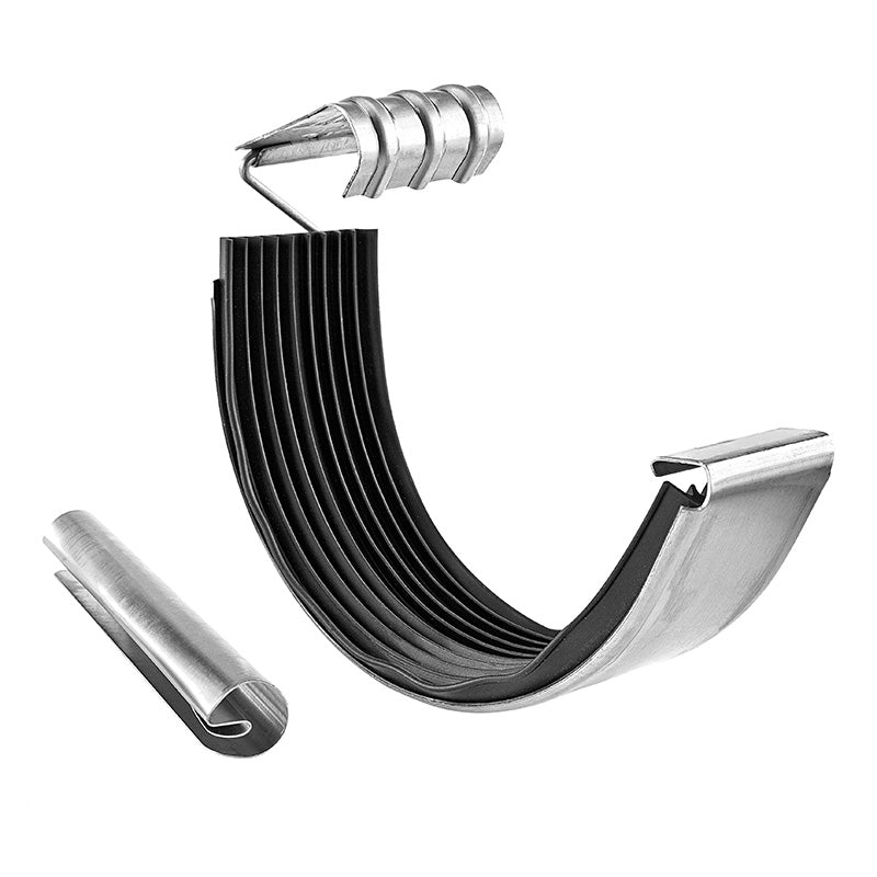 Dachrinnenverbinder Zink halbrund mit Gummi