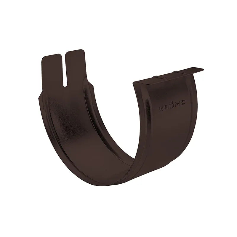 Rinnenverbinder Zink halbrund
braun