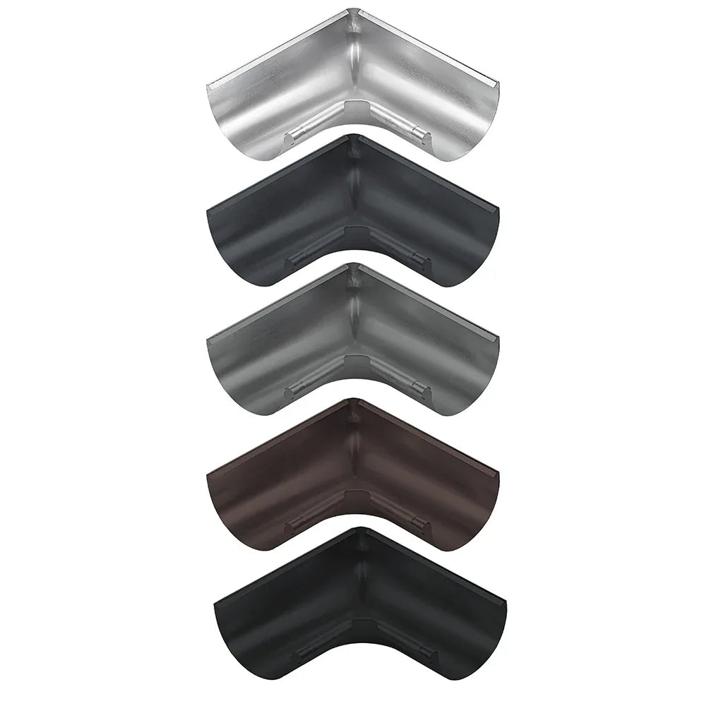 Rinnenwinkel für Regenrinnen in verschiedenen Farben