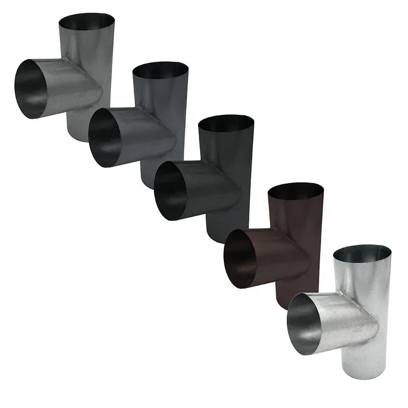 Verzinkter Rohrabzweig 72°