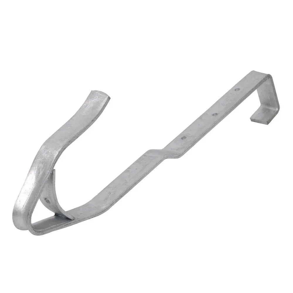 Dachhaken zum Einhängen, 15 mm gekröpft, inkl. Schrauben silber