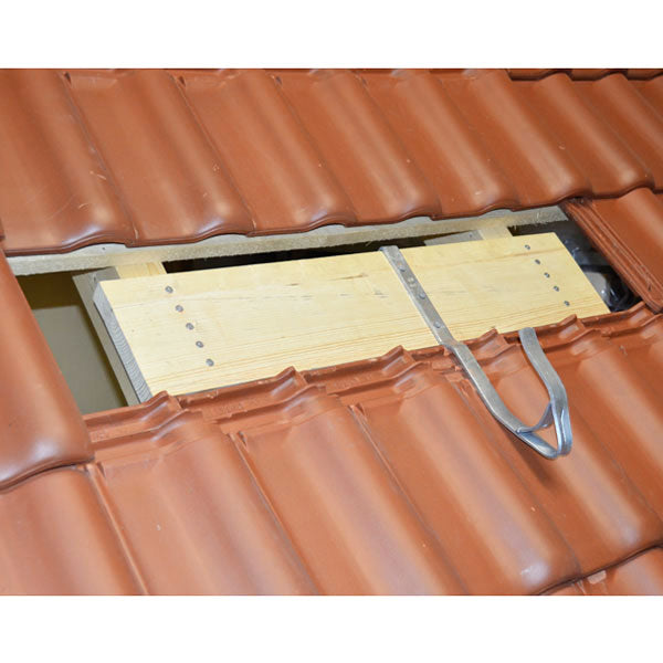 Dachhaken zum Einhängen, 15 mm gekröpft, inkl. Schrauben
