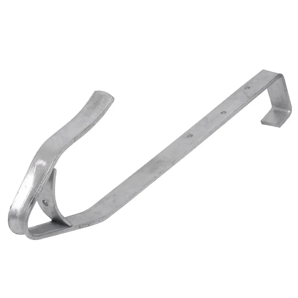 Dachhaken zum Einhängen, gerade, inkl. Schrauben silber