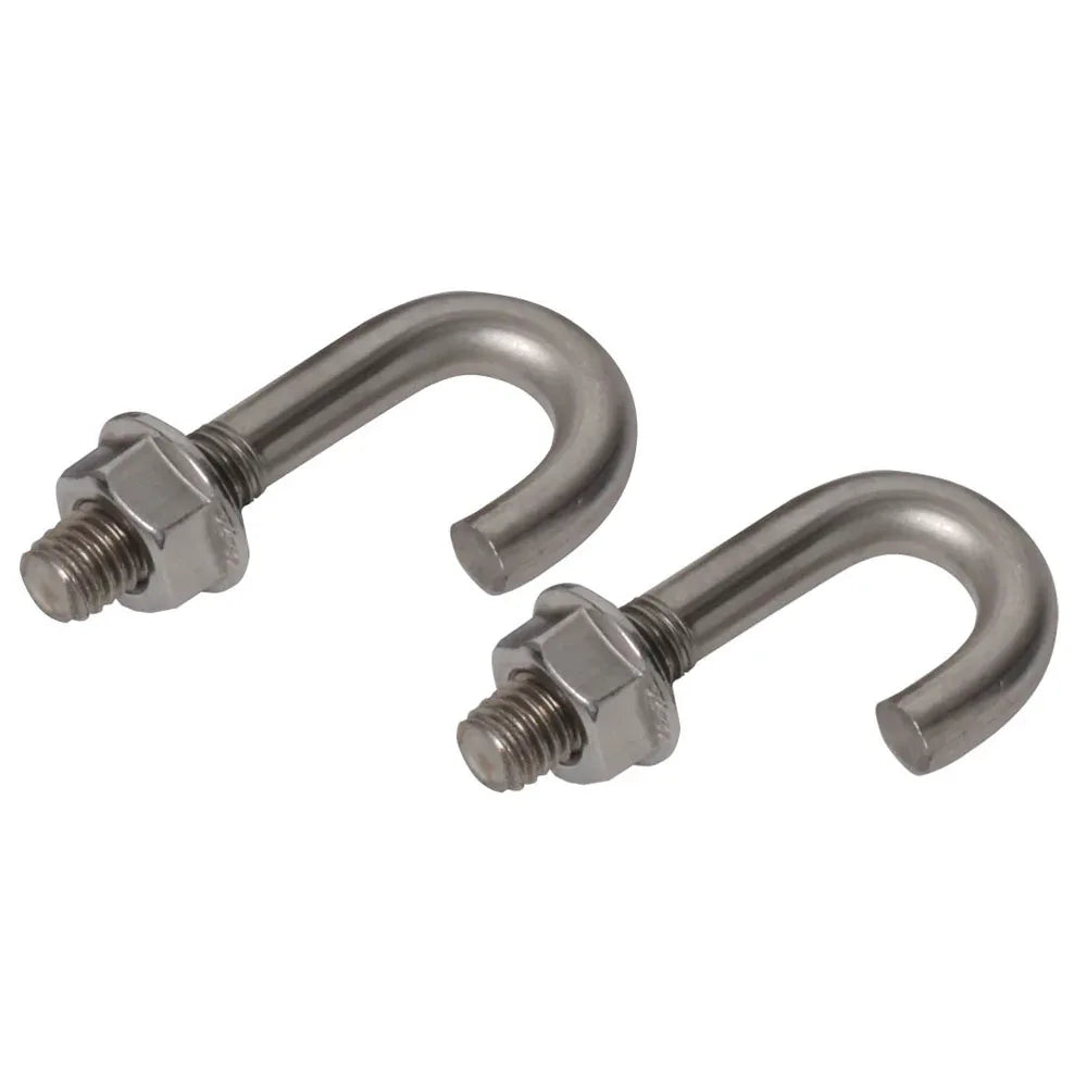 Ersatz-Edelstahl-Hakenschrauben für Dachtritte, 2-er Set