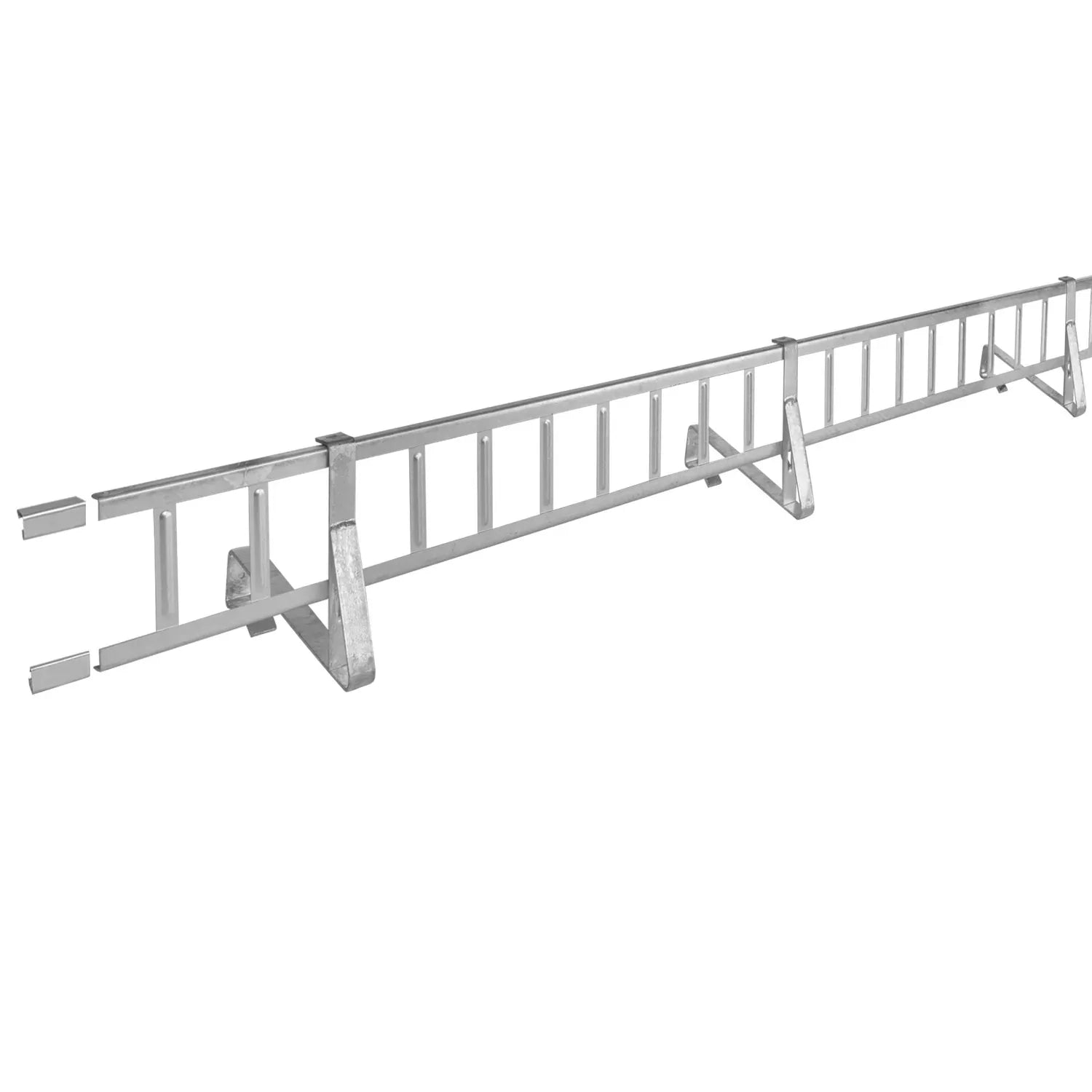 2,0 m Schneefanggitter-Set 9-teilig, Universal-System, Schneefanghöhe 22 cm