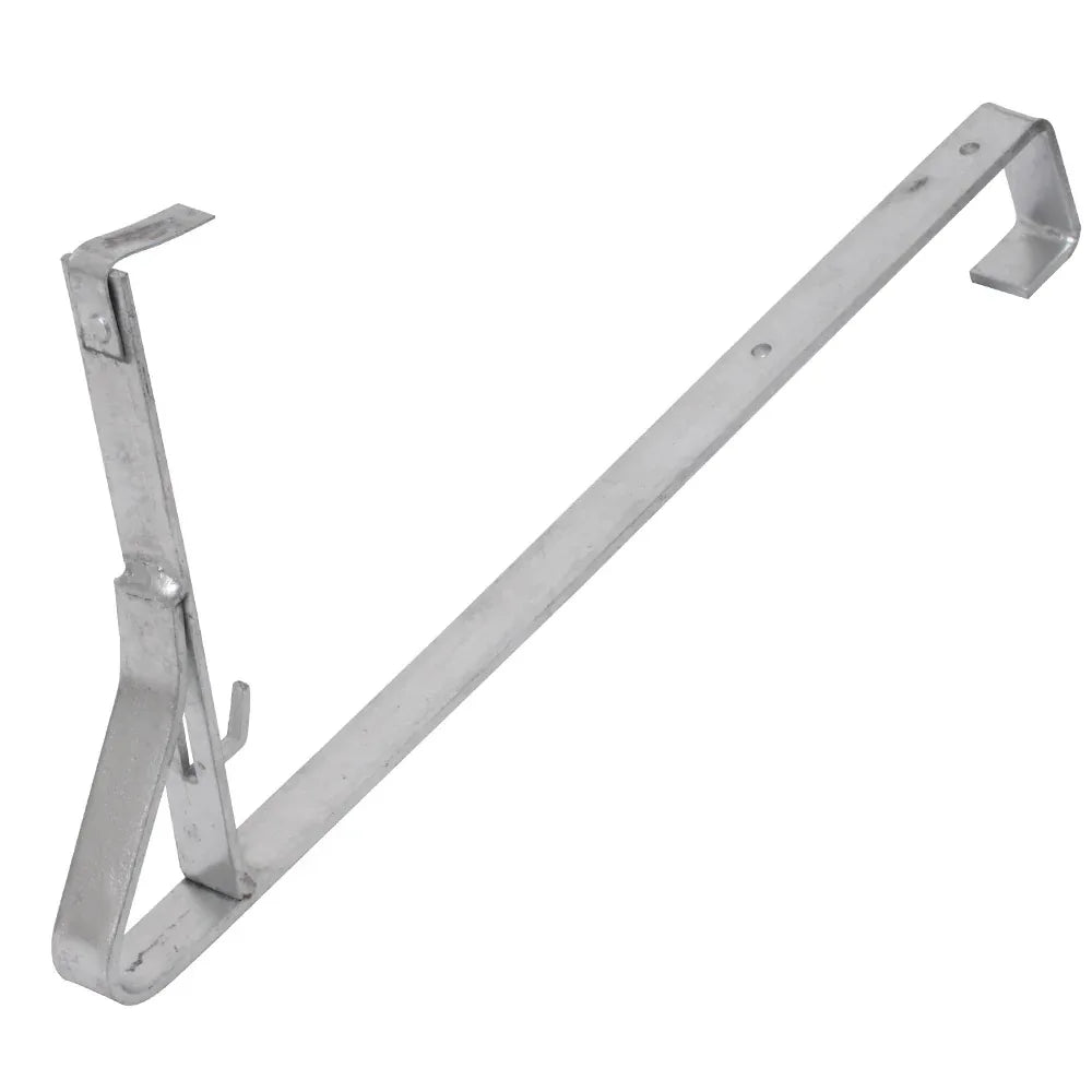 Schneefanggitterstütze zum Einhängen, lang, 460 mm silber