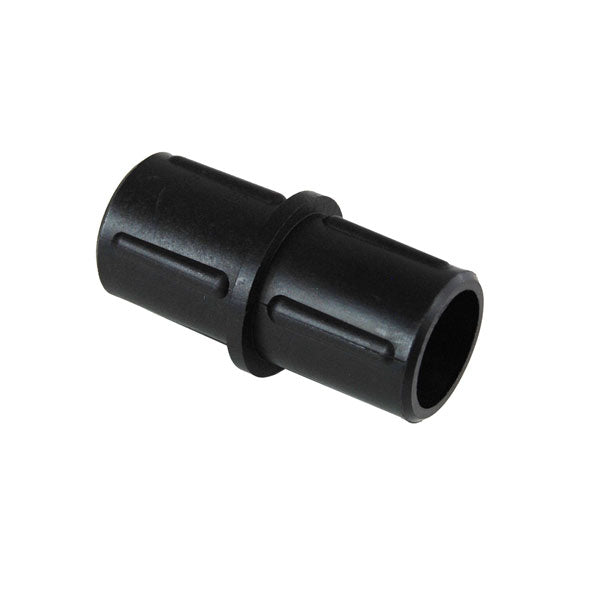 Kunststoff-Rohrverbinder, schwarz, für Aluminium-Schneefangrohre Ø 32x2