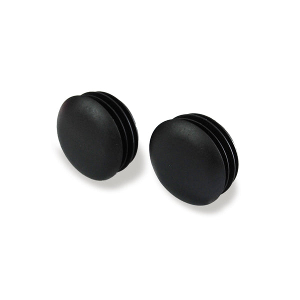 PE Abdeckkappen / Stopfen, schwarz, für Schneefangrohre Ø 32, 2-er Set
