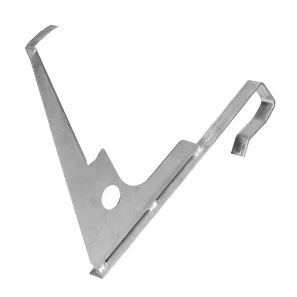 Universal PV Schneefangstütze Photovoltaik, Klemm-Montage silber