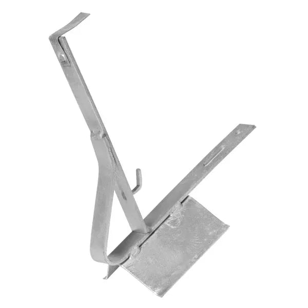 Schneefanggitterstütze Wellplattendach, Profil 5–8 silber