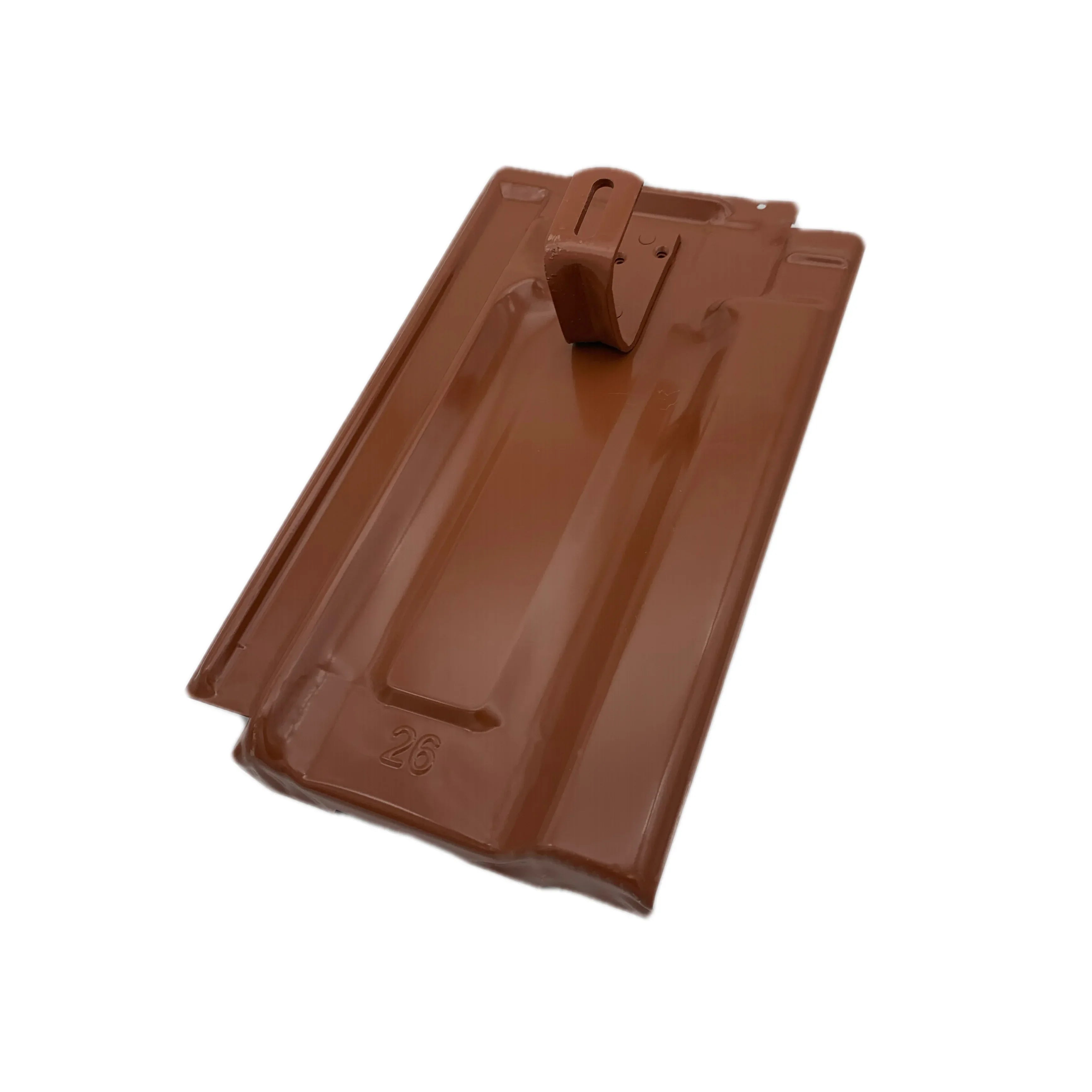 PV Solar Metalldachplatte für Erlus Großfalzziegel rotbraun