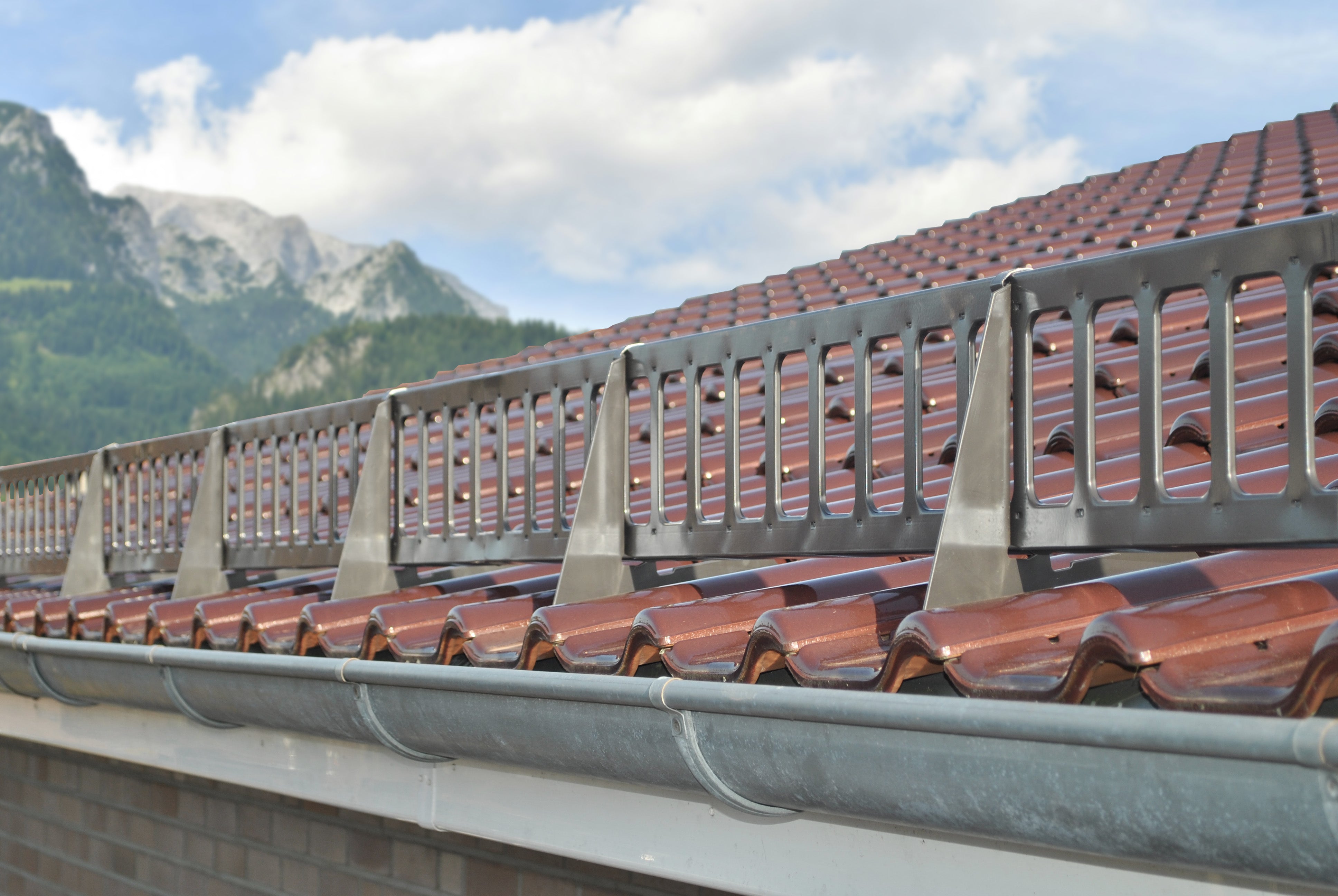 Schneeschutzgitter für viele Bedachungsarten