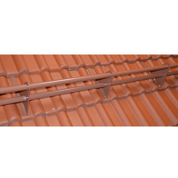 Aluminium-Schneefangrohr mit Steckverbindung, Ø 34x2 (1 Zoll), Länge 2 m