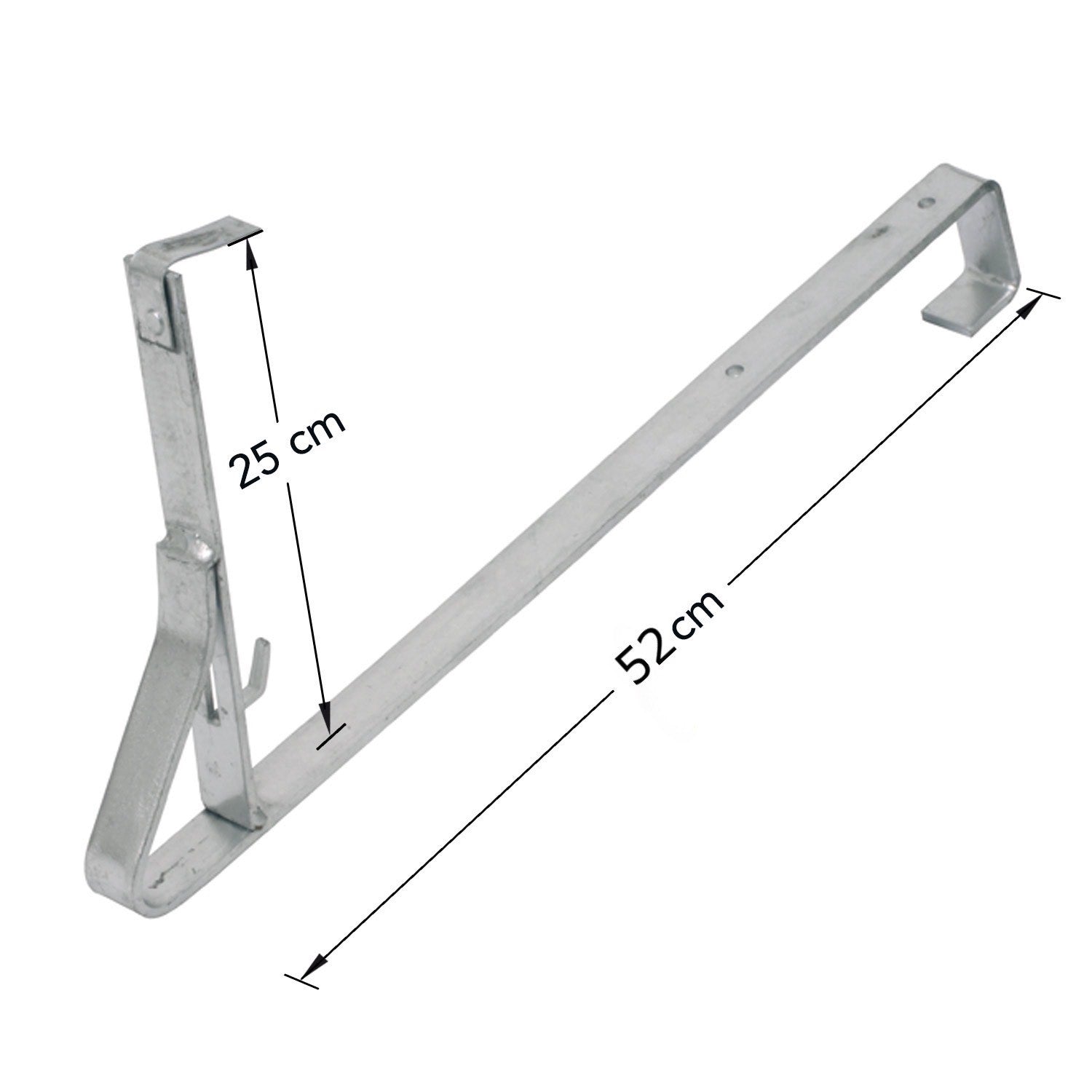 Schneefanggitterstütze zum Einhängen, lang, 460 mm