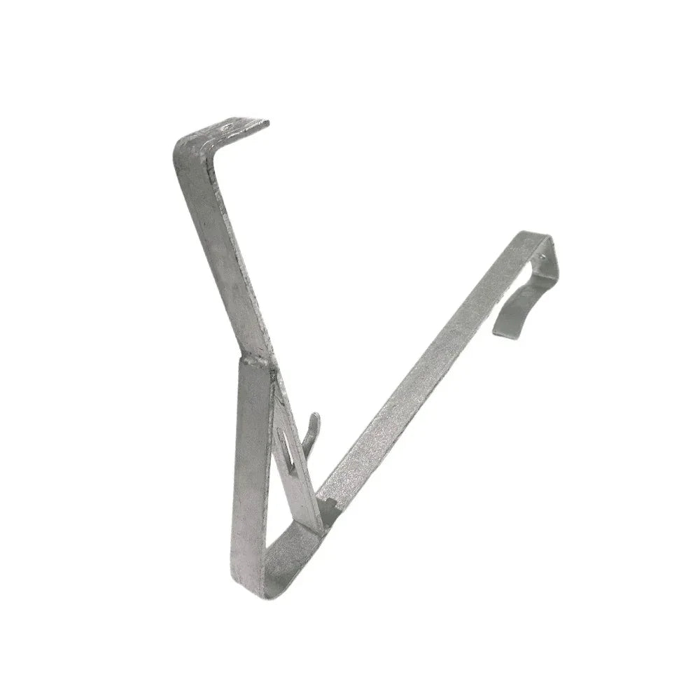 Universal-Schneefanggitterstütze, gerade, lang, 22 cm silber