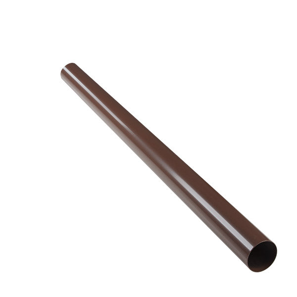 Alu-Schneefangbalken, Rohr Ø 120x2, Länge 1,5 m braun