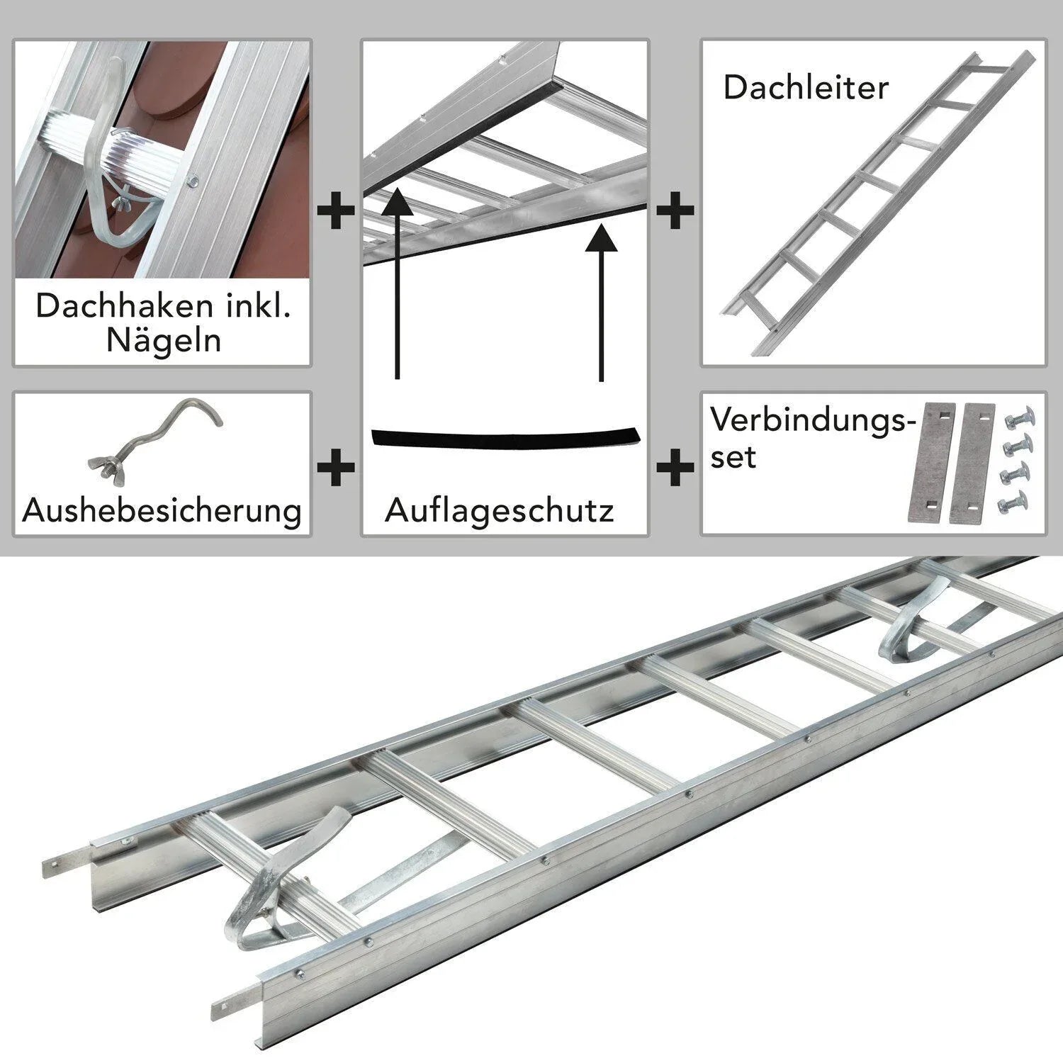 Dachleiter Set 1,68 bis 10,08 m