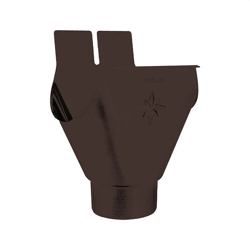 Verzinkter Einhangstutzen dunkelbraun