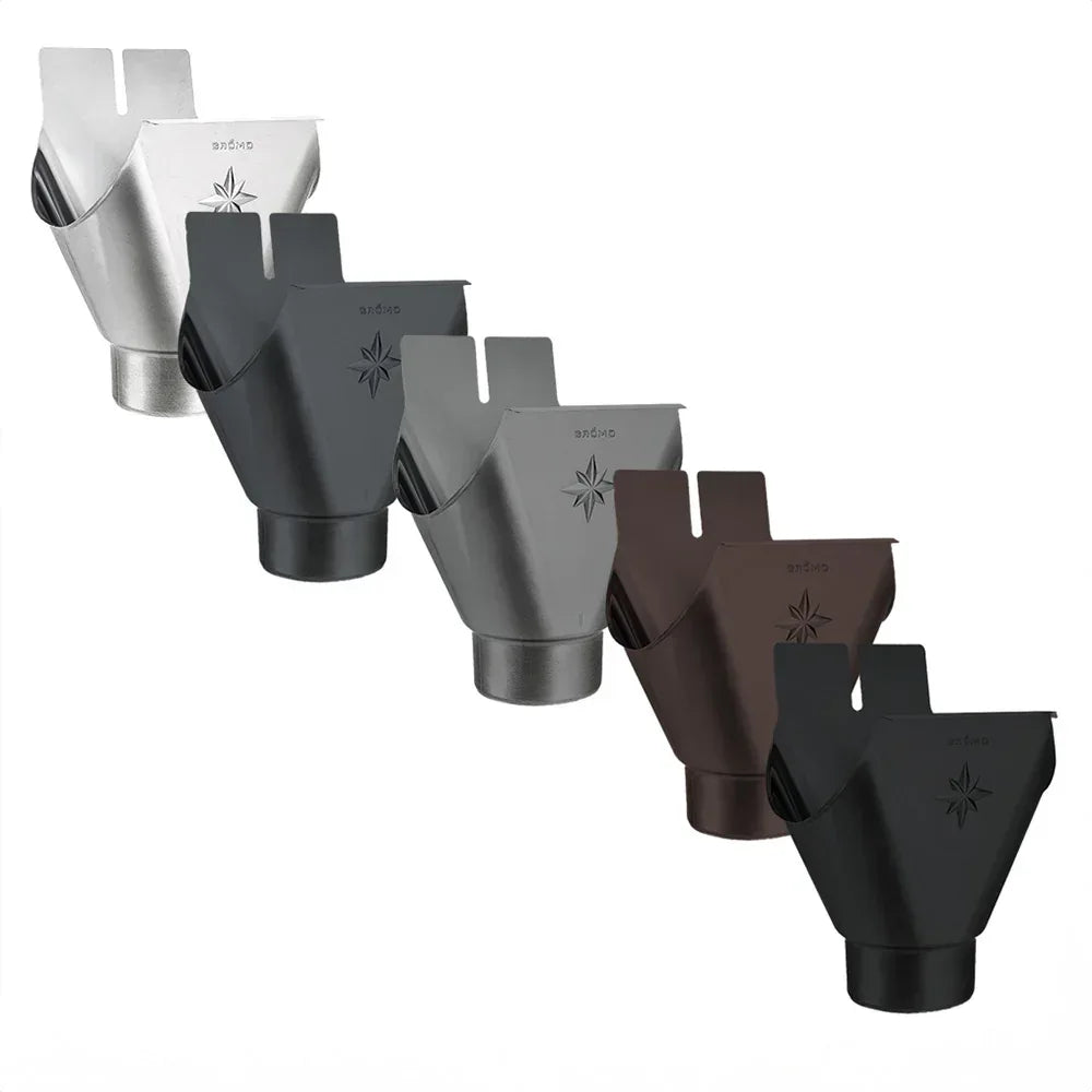 Einhangstutzen für Dachrinne in verschiedenen Farben