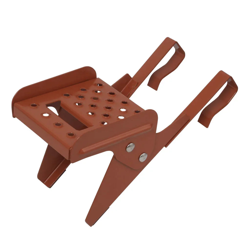 Einzeltritt-Set 18 x 20 cm, Klemm-Montage rotbraun