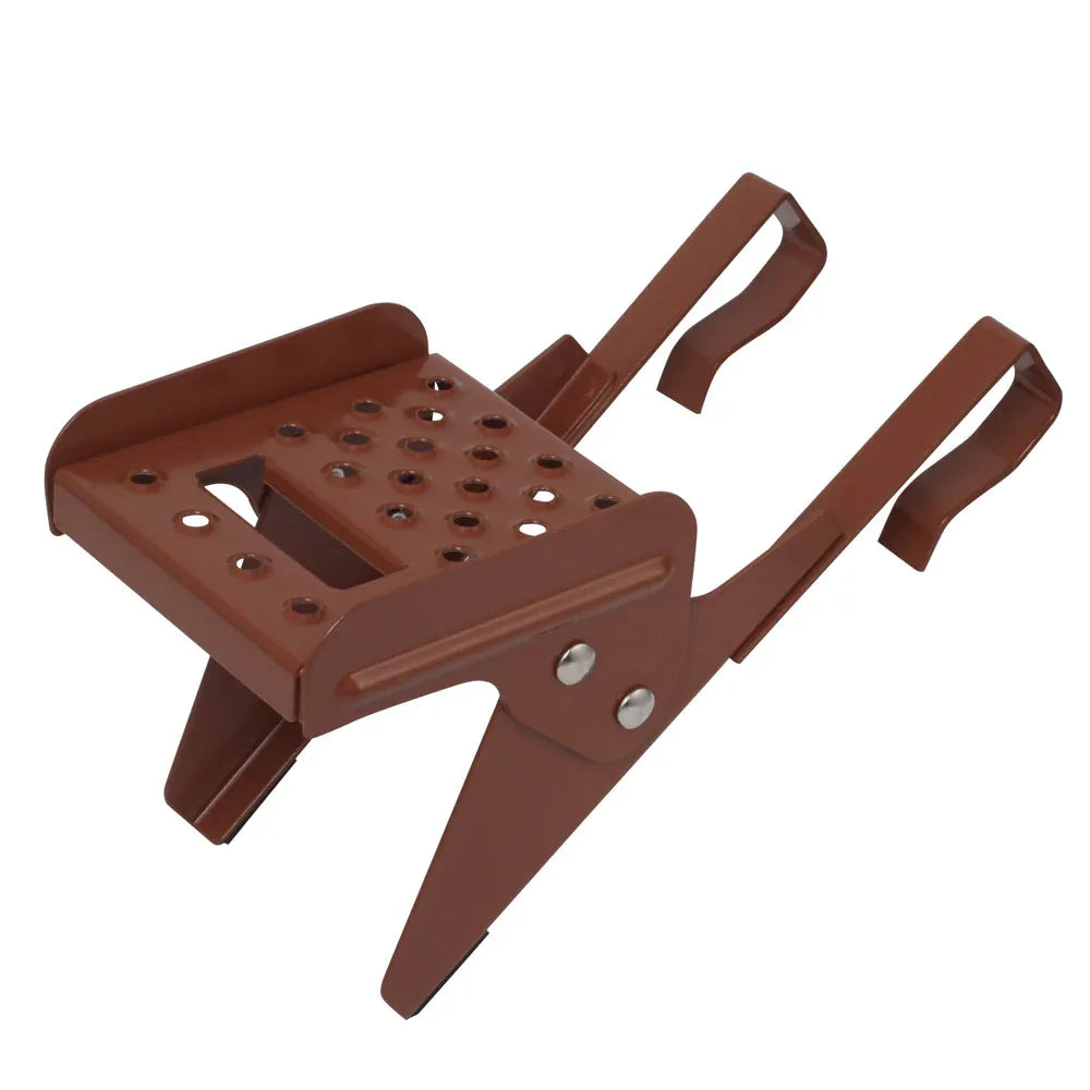 Einzeltritt-Set 18 x 20 cm, Klemm-Montage braun