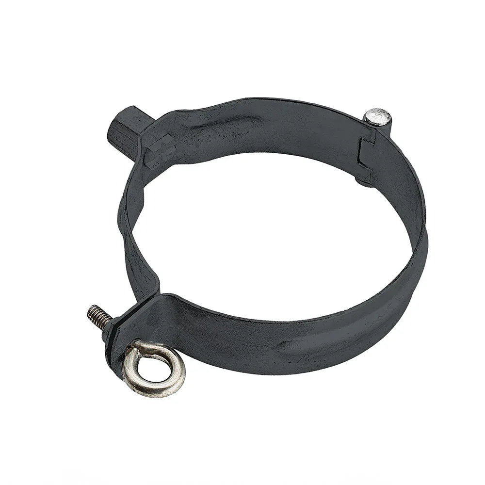 Verzinkte Fallrohrschelle anthrazit