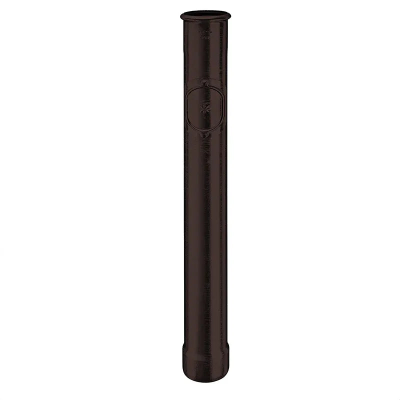 Verzinktes Regenstandrohr mit Deckel schwarz