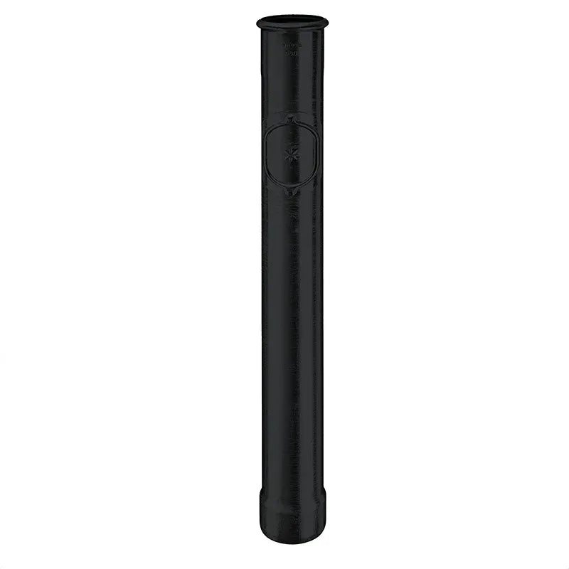 Verzinktes Regenstandrohr mit Deckel schwarz