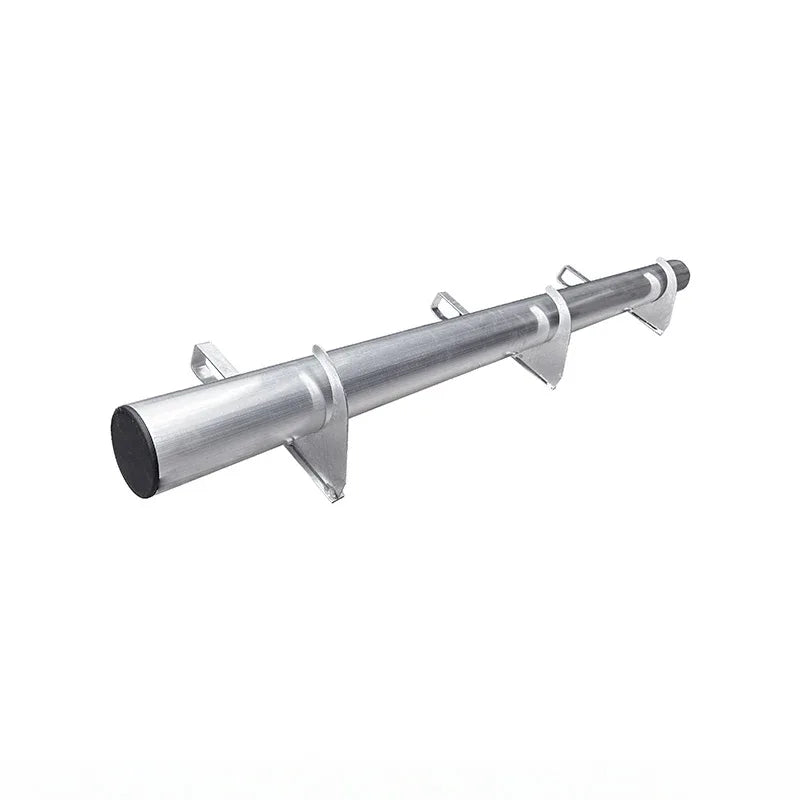 2,0 m Schneefanbalken-Set , Universal-System, Schneefanghöhe 16 cm silber