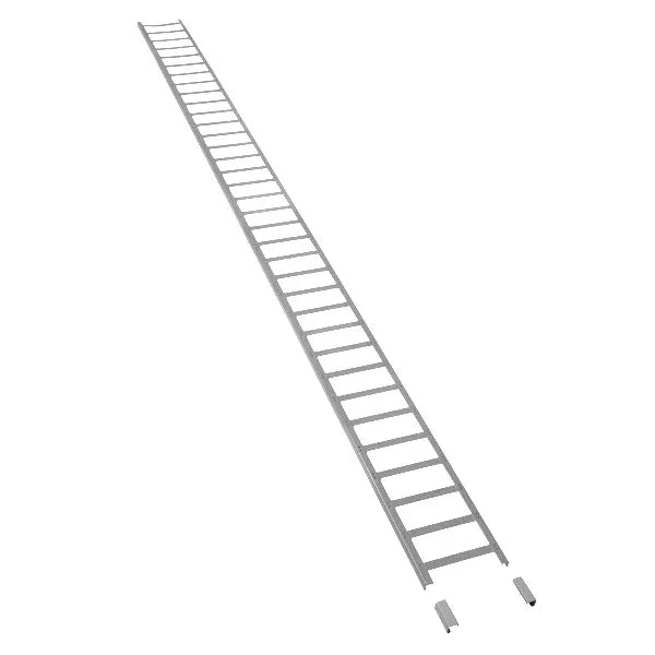 Schneefanggitter Winkel 20x20x3, Länge 3 m, inkl. Verbindungsmuffen silber