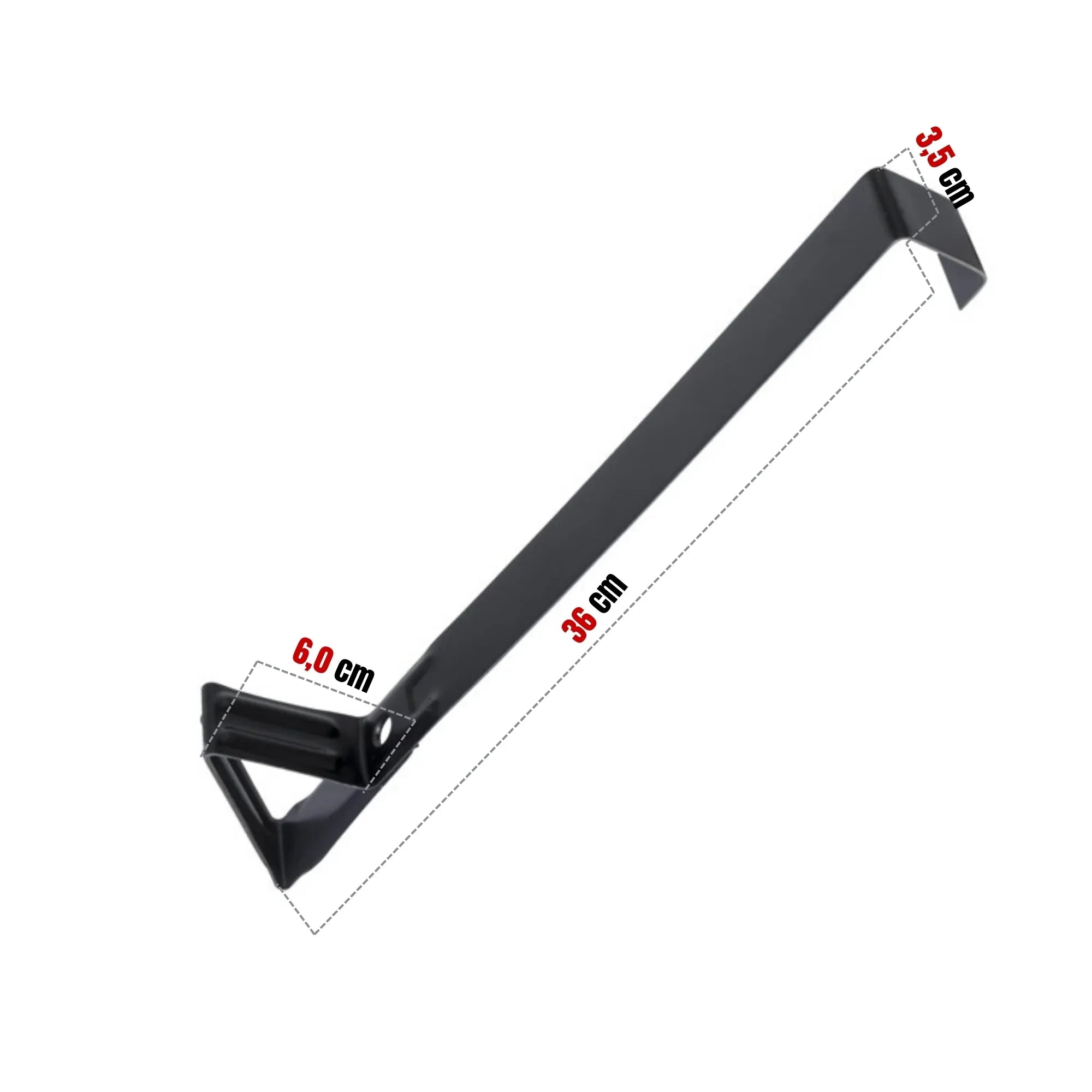 Schneestopper schwarz Maße 