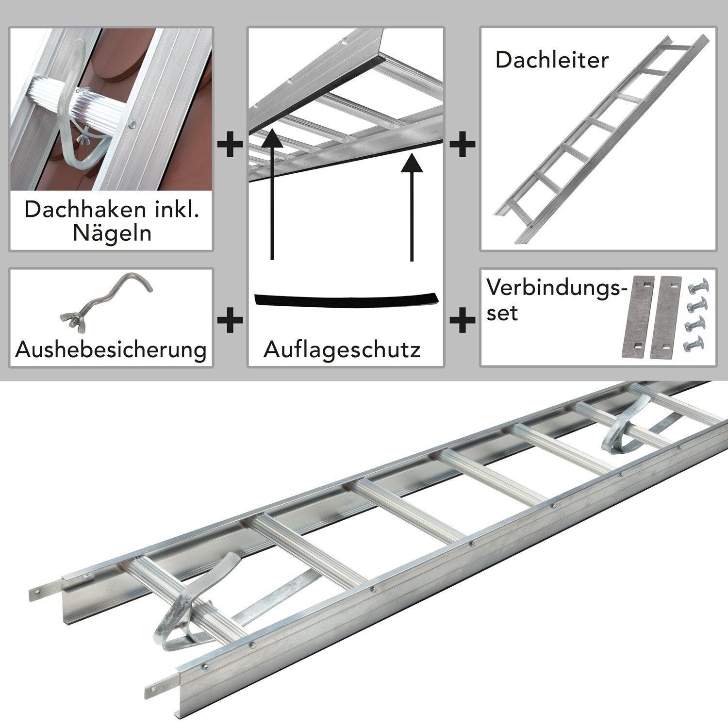 Dachleiter Set 1,68 bis 10,08 m