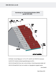 Dachhaken zum Einhängen, 15 mm gekröpft, inkl. Schrauben