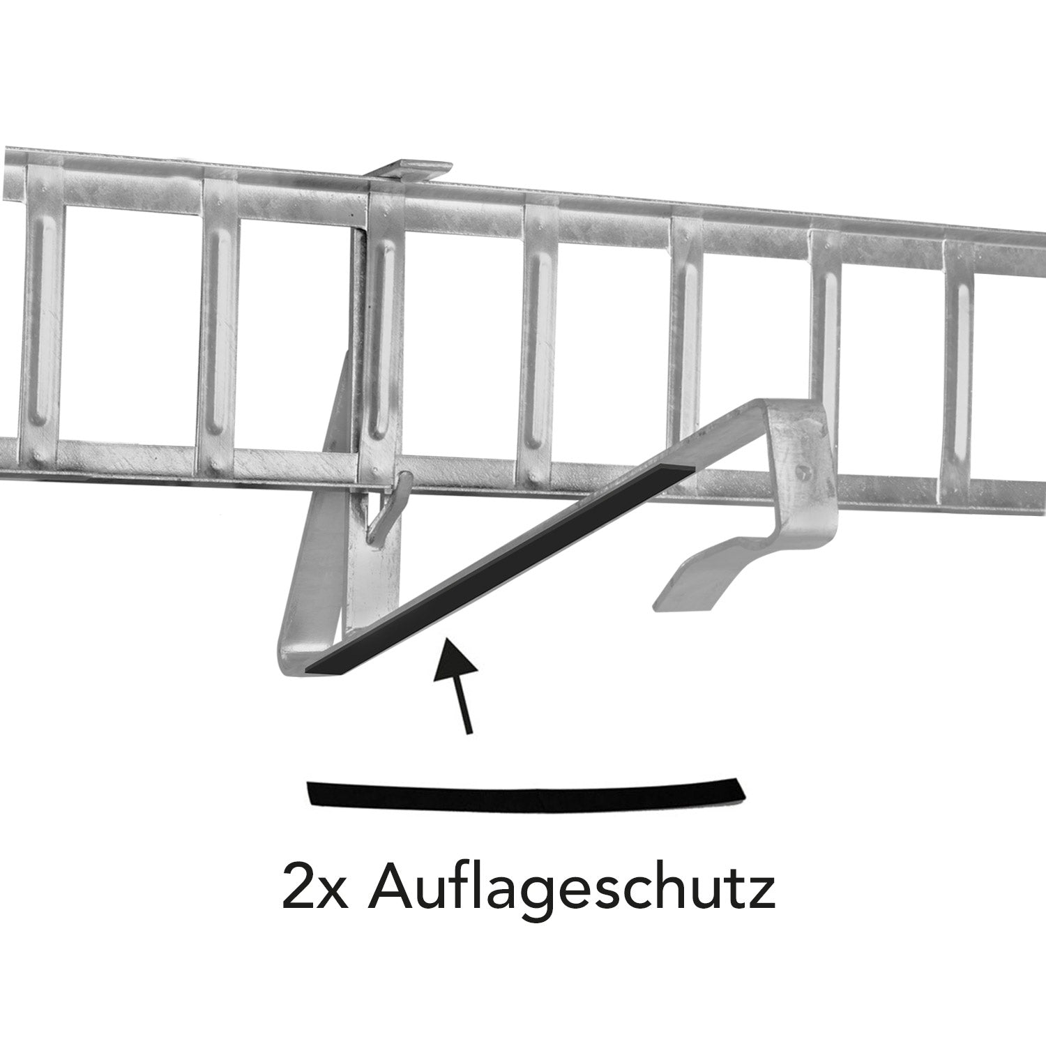 1,5 m Schneefanggitter-Set 7-teilig, Universal-System, Schneefanghöhe 22 cm