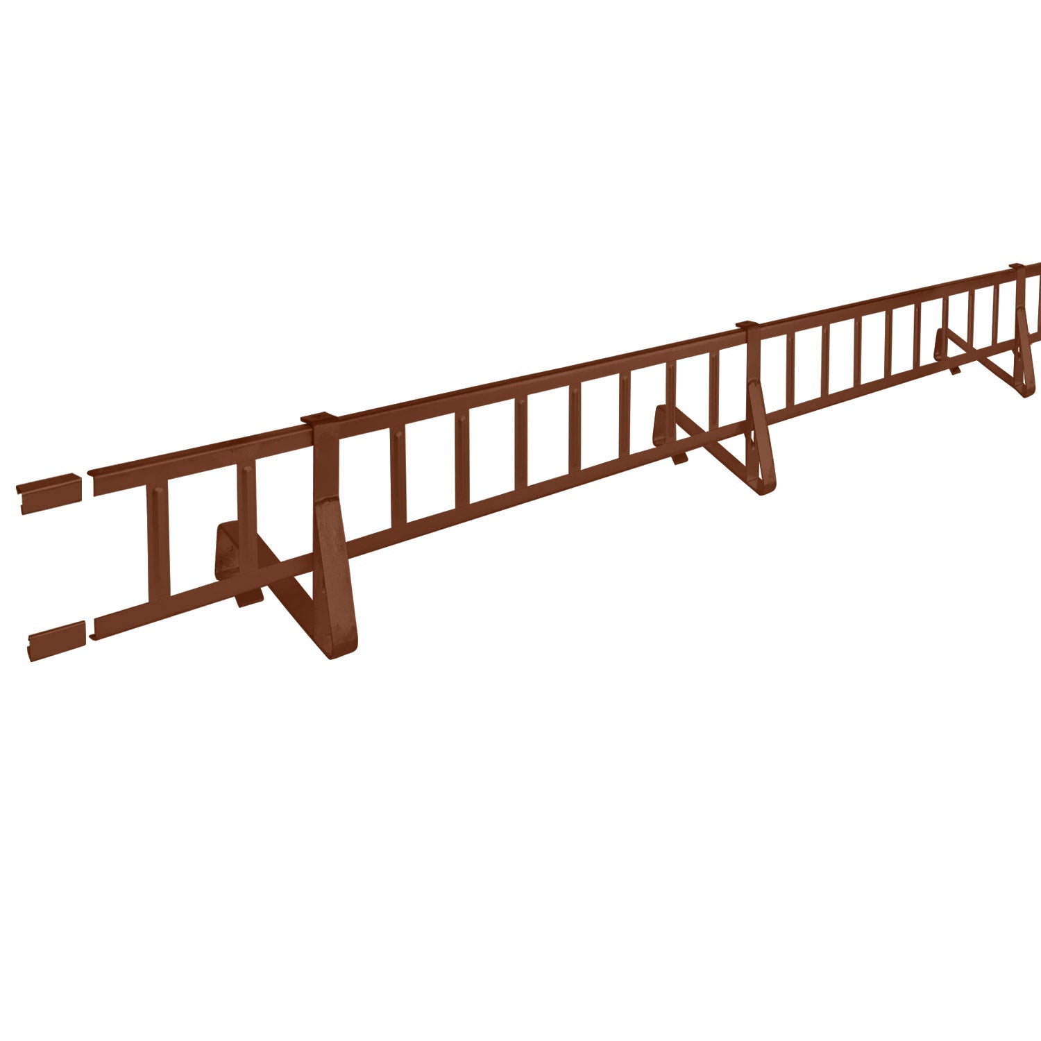 2,0 m Schneefanggitter-Set 9-teilig, Universal-System, Schneefanghöhe 22 cm