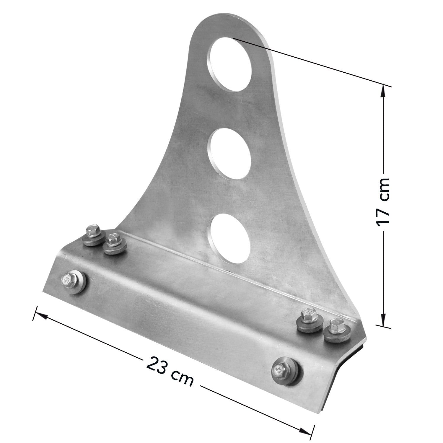 Dreirohr-Schneefanghalter für Trapezblechdach, Leistendach, Sandwichdach