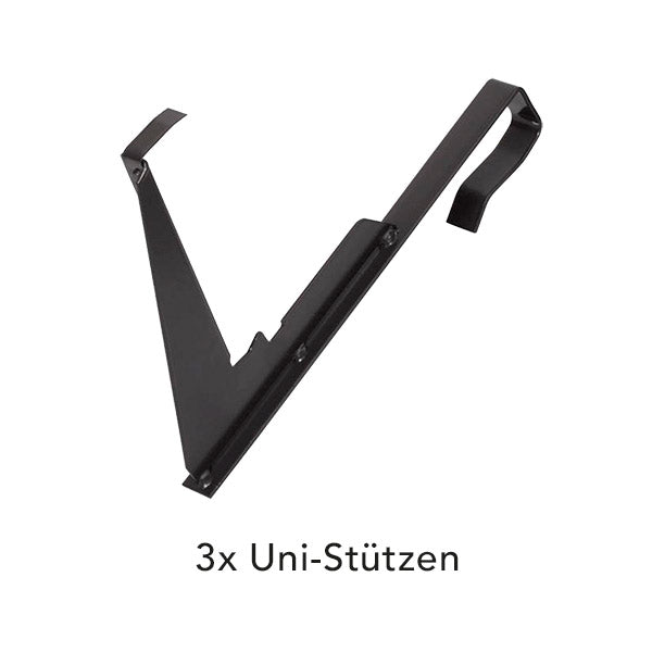 2,0 m Schneefanggitter-Set 9-teilig, Universal-System, Schneefanghöhe 25 cm
