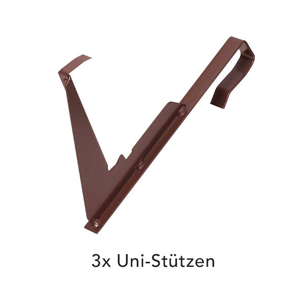 2,0 m Schneefanggitter-Set 9-teilig, Universal-System, Schneefanghöhe 25 cm