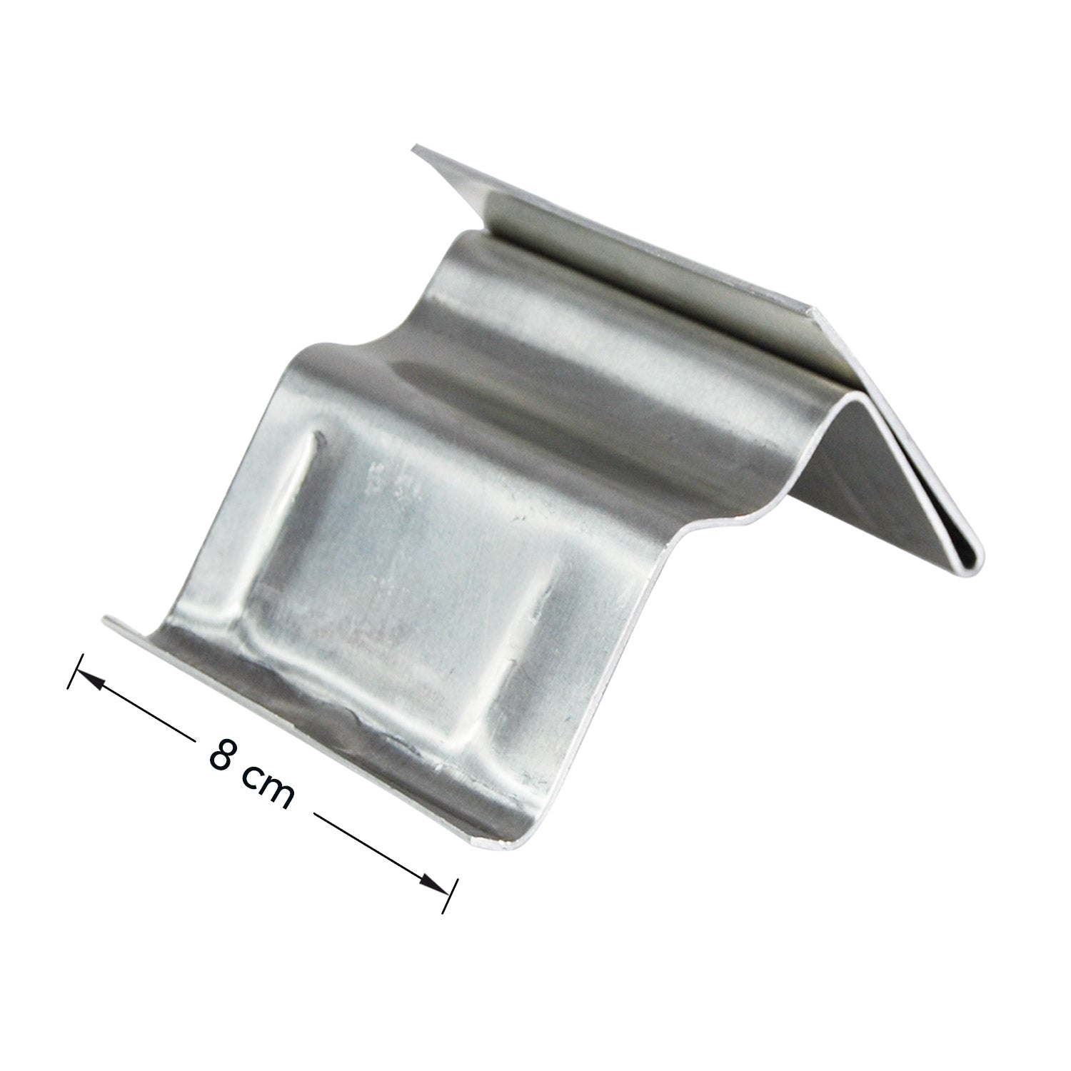 Original IceStop – Alu-Eishalter, verstärkt, Breite ca. 8 cm, Klemm-Montage
